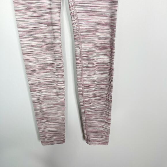 Athleta Girl XLarge 14 Pink Gray Spacedye Leggings Athletic Activewear Stretch - Picture 4 of 10
